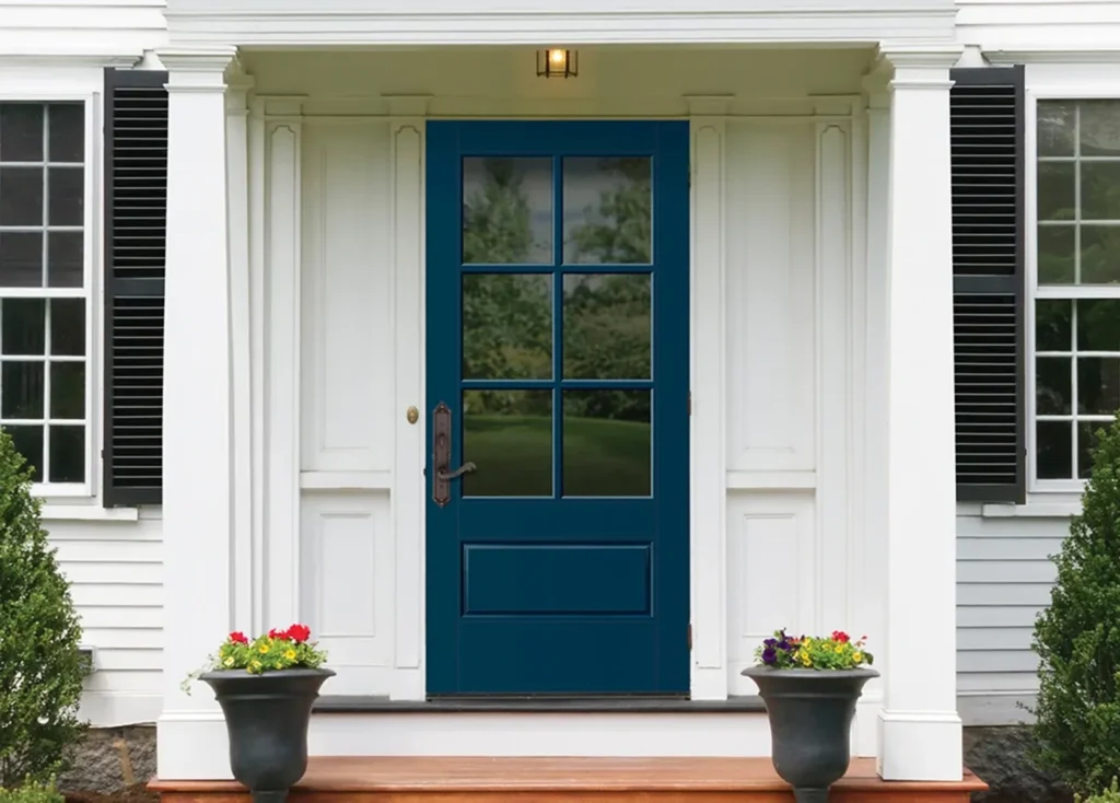 exterior painted door. paintpro south Florida house project